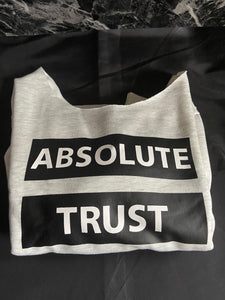 Women’s CUSTOM Off Shoulder Signature “TRUST YOURSELF” Sweatshirt