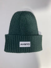 Load image into Gallery viewer, Adult “AHMYO” Skully Ribbed Beanie w/Rubber Label