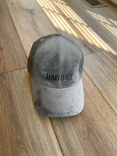 Load image into Gallery viewer, “Velvet Crush” Pewter Fitted Baseball Cap